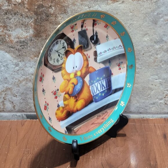Danbury Mint Decorative Plate A Day With Garfield I Deny Everything 1978  Jim Da - Picture 8 of 12